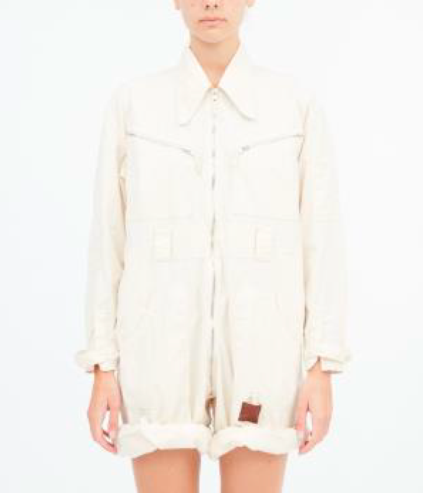 Longsleeved toile jumpsuit