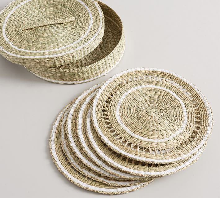 Placemat Tulum White (Set of 6 Pcs)