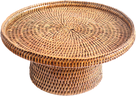 Rattan Cake Holder Medium