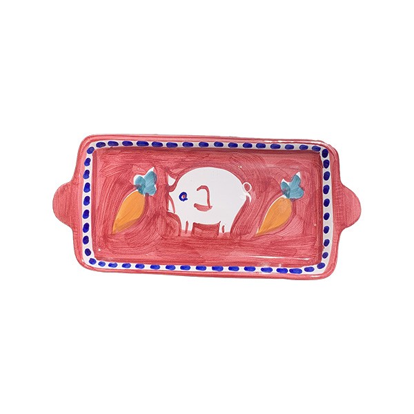 Plat rectangle Cochon