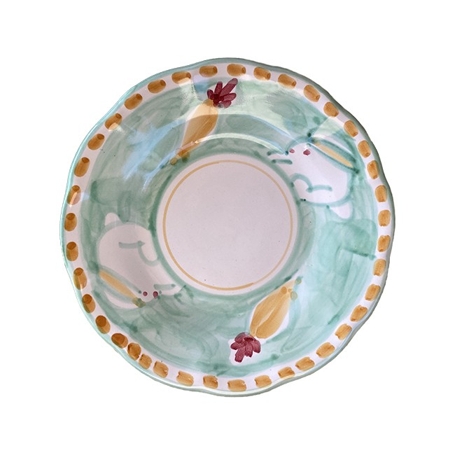 Assiette 16 cm Lapin Verte