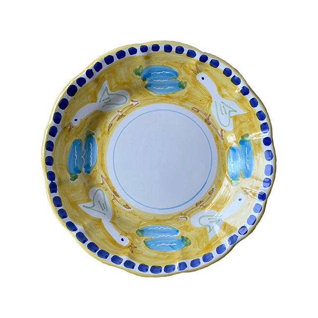 Assiette 21 cm Oie Jaune