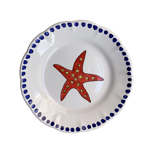 Assiette 21 cm Etoile de Mer