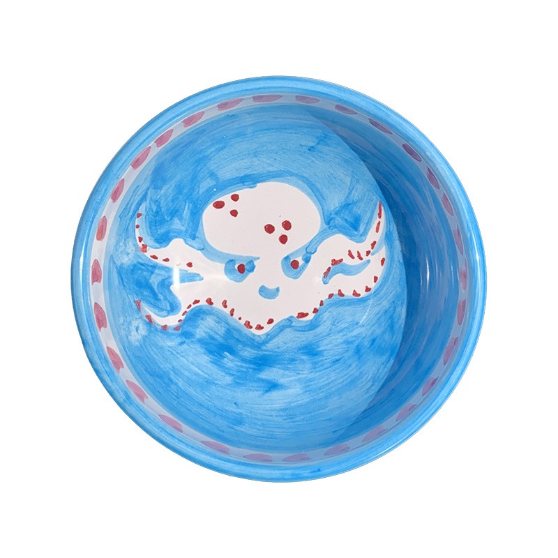 Bol 11 cm Poulpe Bleu Ciel