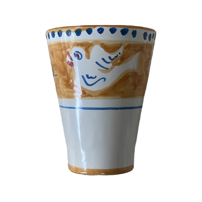 Verre 11 cm Colombe Orange