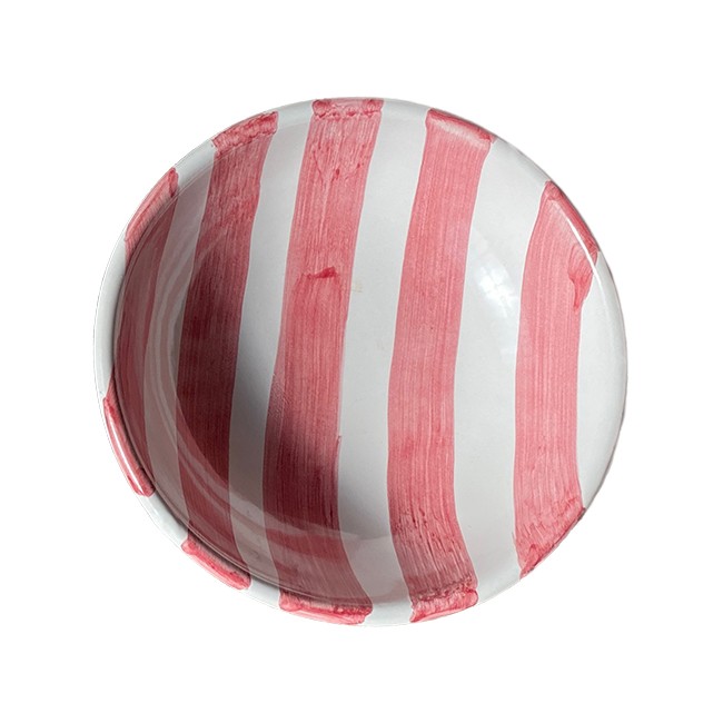 Bol 14 cm Rayure Rose