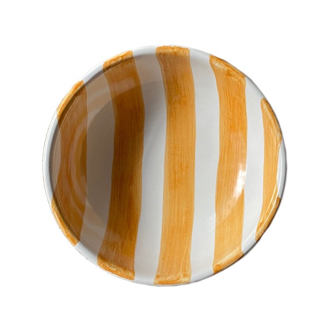 Bol 14 cm Rayure Ocre