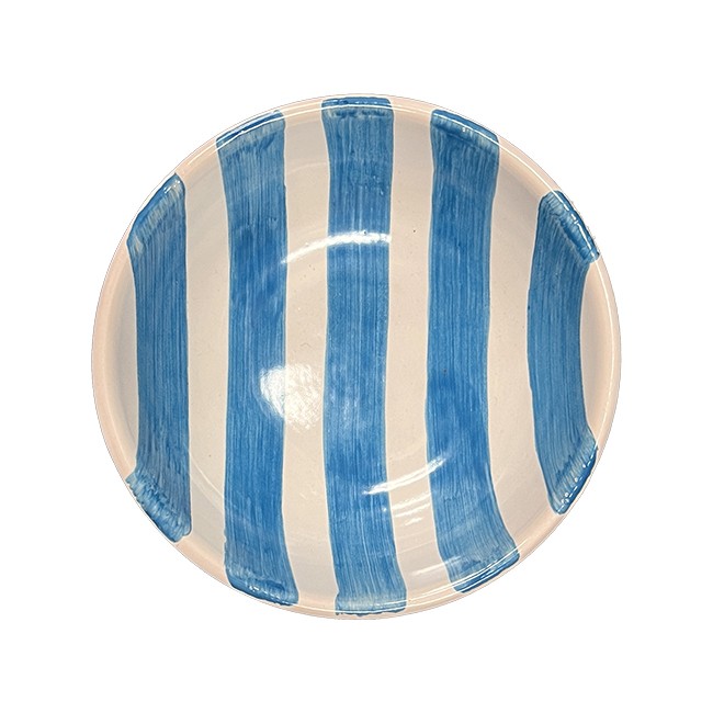 Bol 14 cm Rayure Bleu Ciel