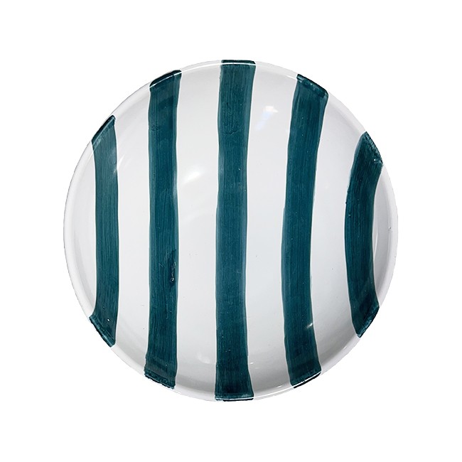 Saladier 22 cm Rayure Vert