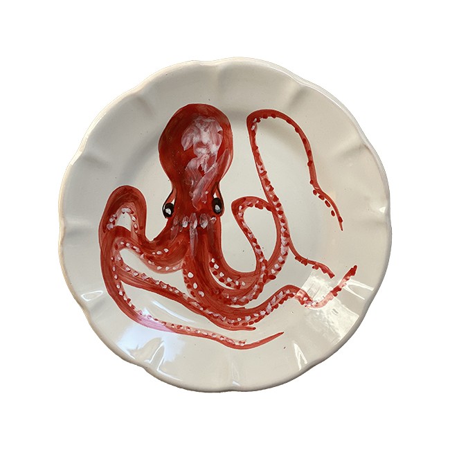 Assiette 21 cm Pouple Rouge