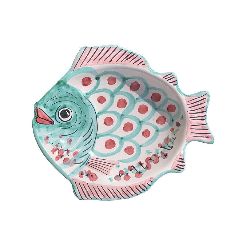 Plat Poisson Creux 26 cm Vert