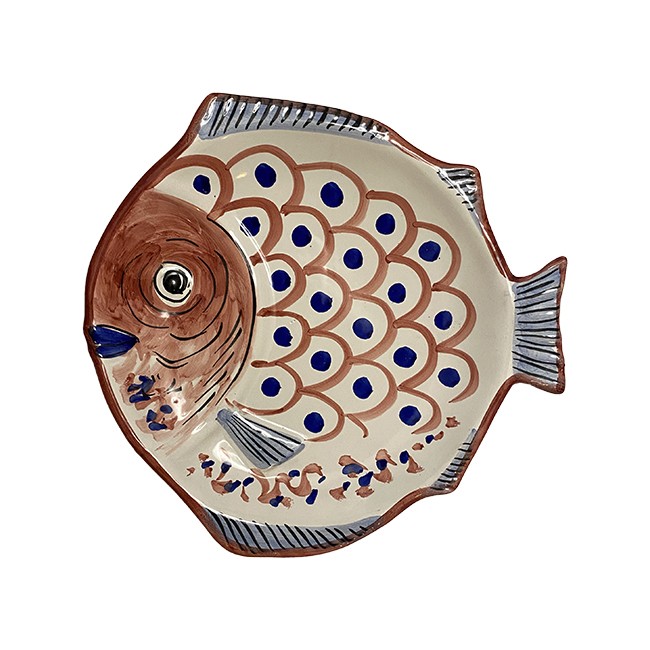 Plat Poisson 28 cm Rouge