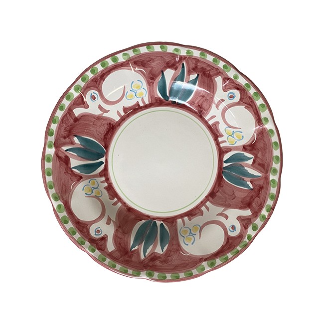 Assiette Pasta 25 cm Elephant Rose