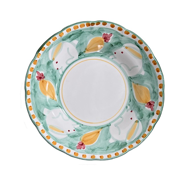 Assiette Pasta 25 cm Lapin Vert