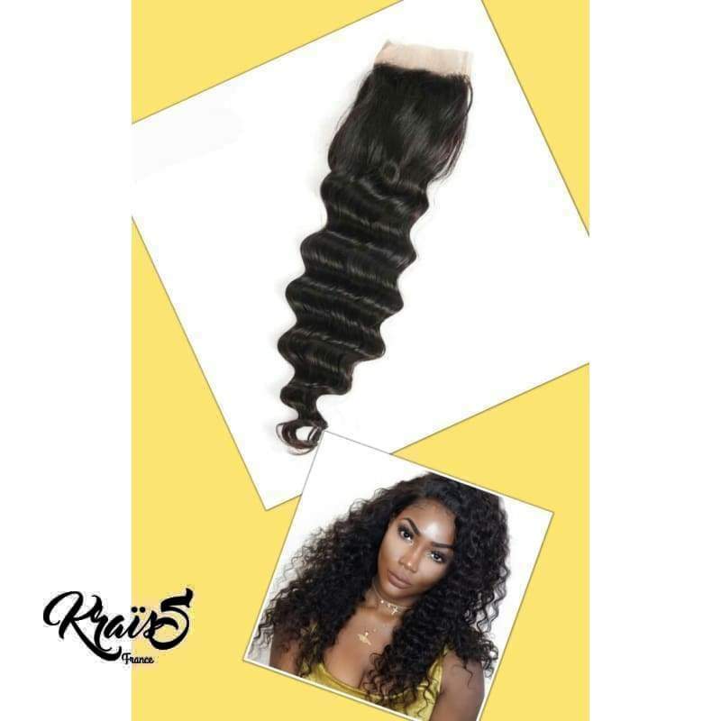 Closure Brésilienne Deep Wave Noir naturel 1B
