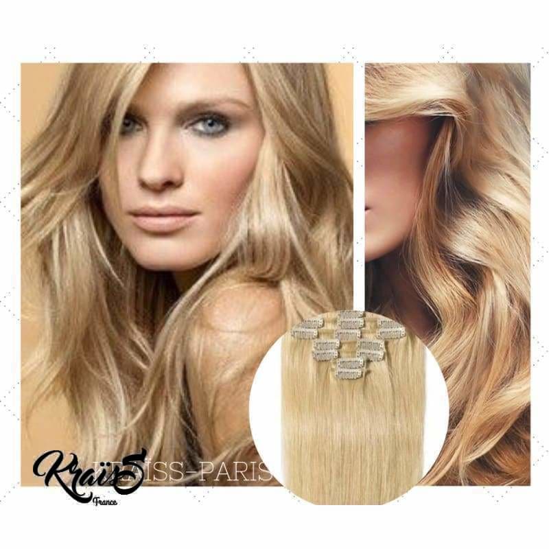 Extension à clip lisse Blond Léger (#613)