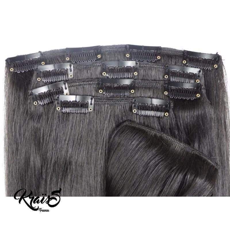 Extension à clip Lisse couleur 2 "Châtain Foncé"