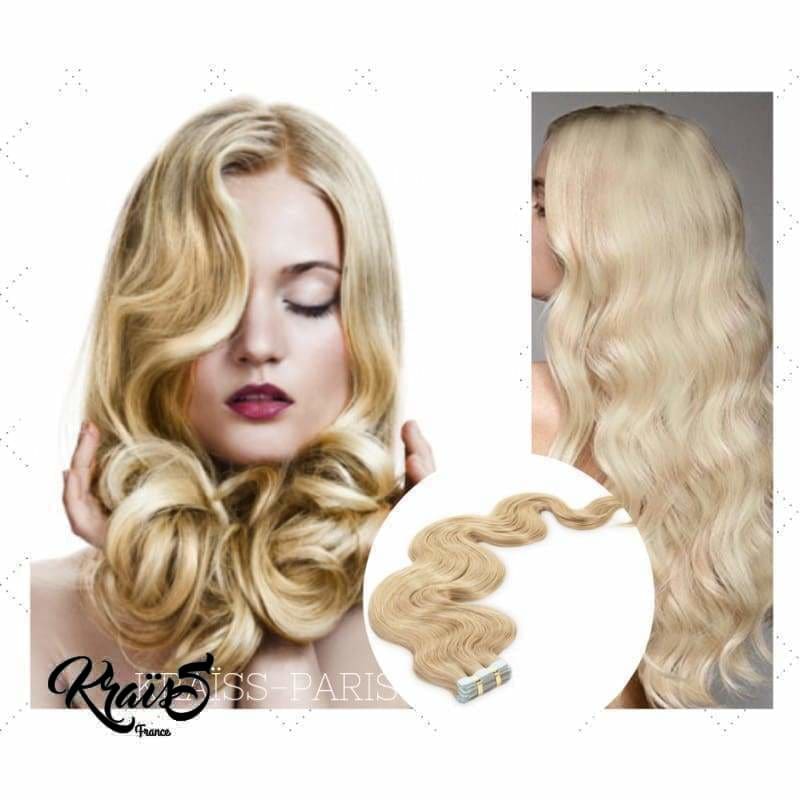 Extension adhésive ondulé Blond clair (#613)