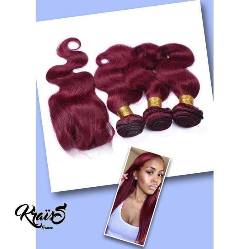 Formule Péruvienne Ondulée Rouge Burgundy Collection FLASHY FASHION