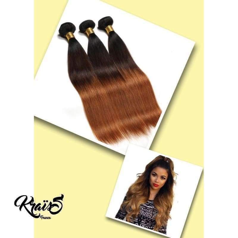 Mèche Brésilienne Ombrée Lisse 1B/4/30 (3 paquets)