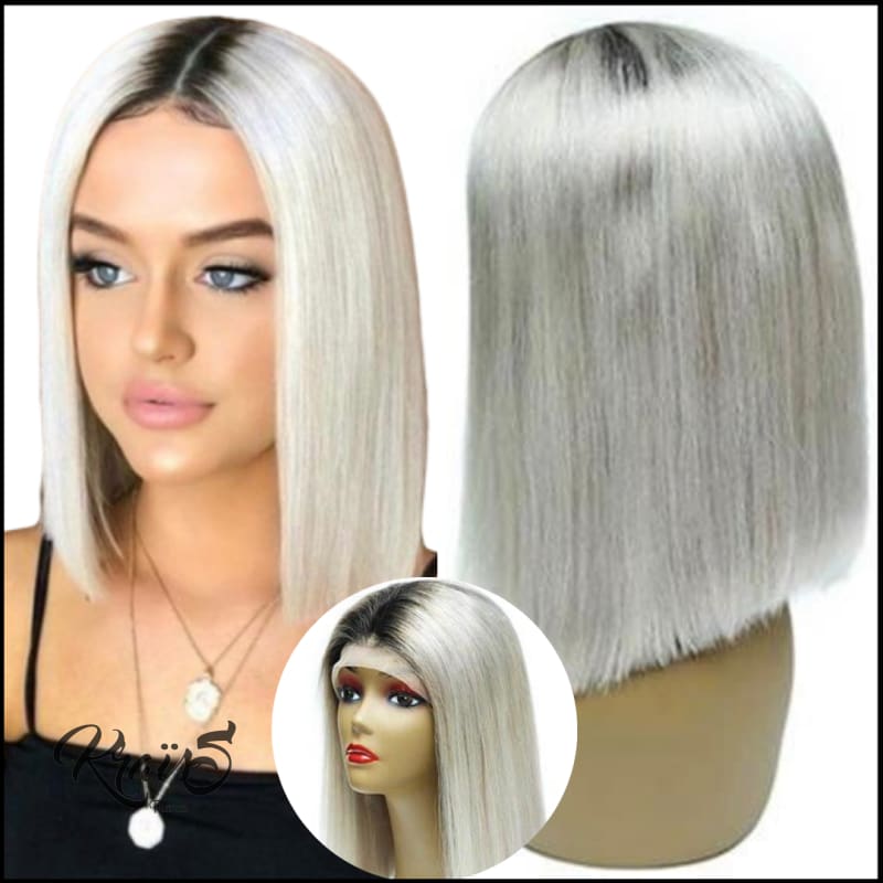 Perruque Naturelle - Boby Grey (Lace Wig)
