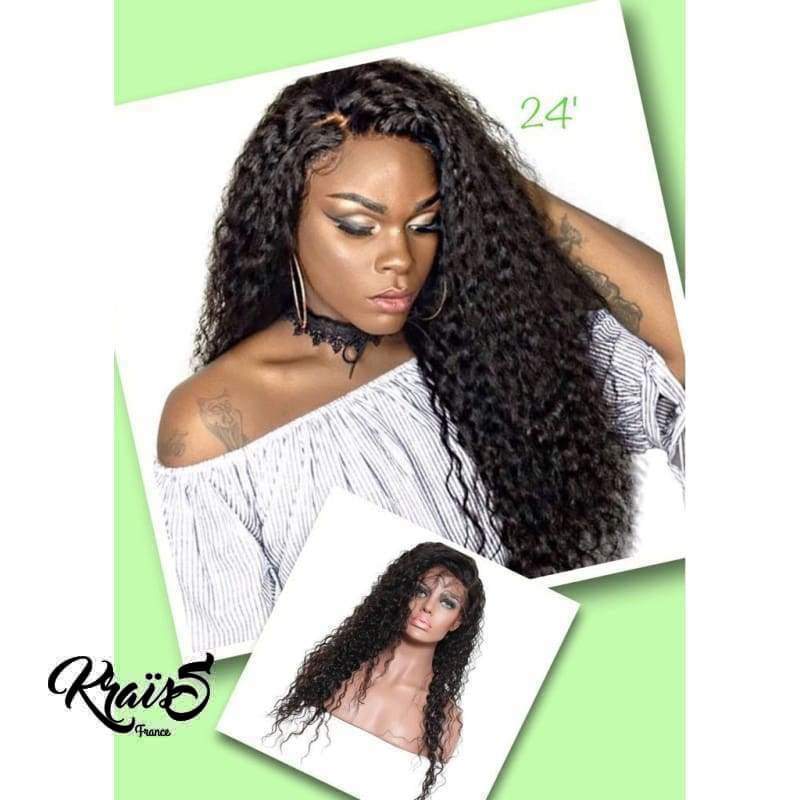 Perruque naturelle afro volumineuse Sacha  ( Lace wig ) 250%