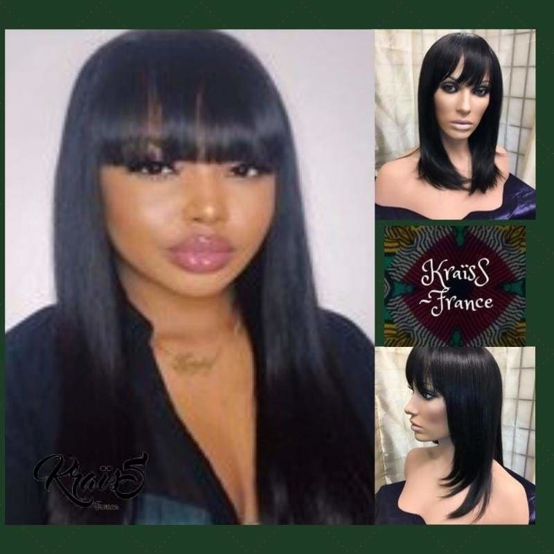 Perruque Naturelle avec Frange Kady (Lace Wig)