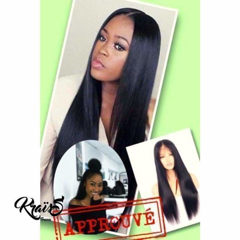 Perruque Naturelle Lisse Black Népal ( Full Lace wig )