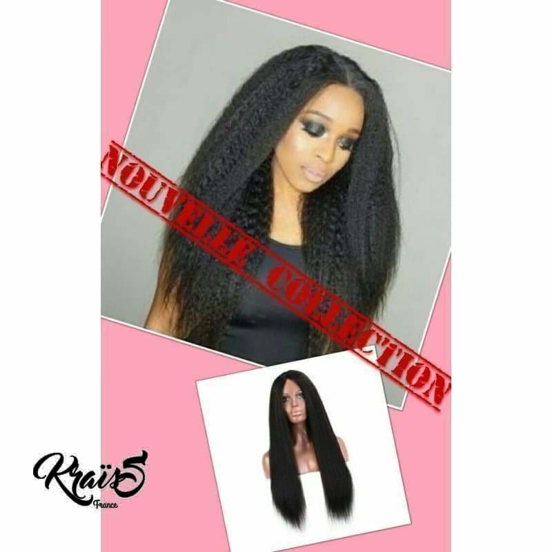 Perruque Naturelle Longue Noire Farah (Lace Wig)