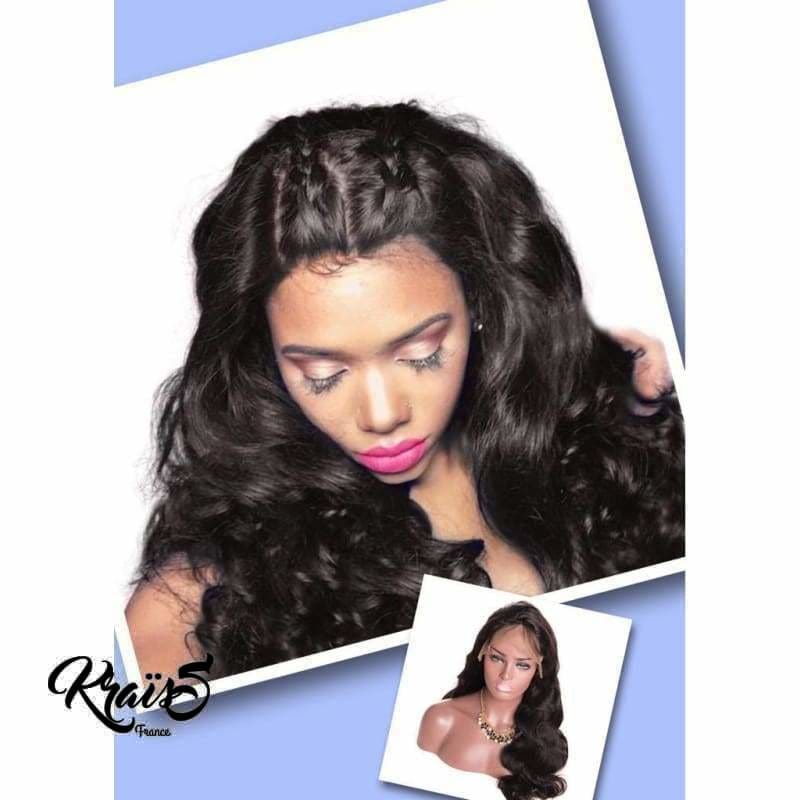 Perruque naturelle weavy Léanna ( Lace wig )