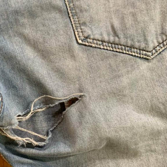 usure denim (réparation)