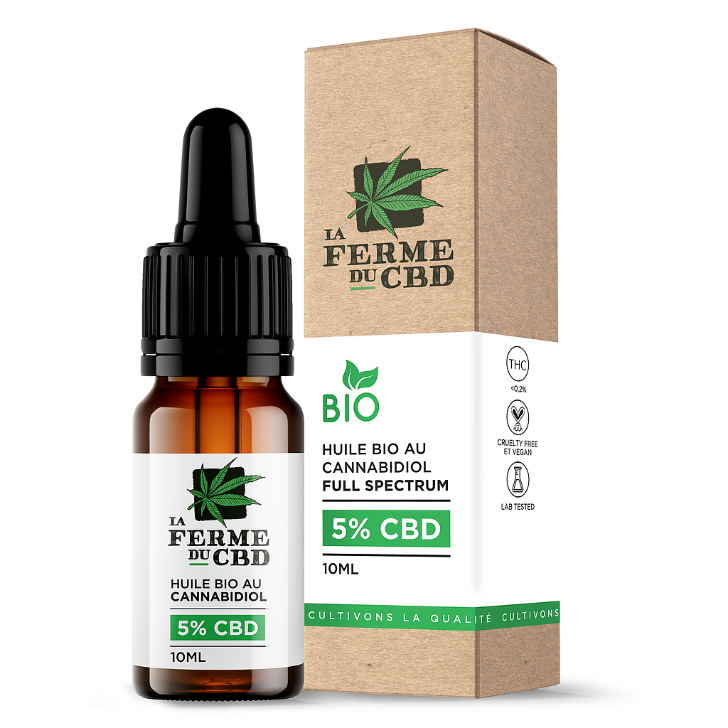 Huile CBD 5% bio