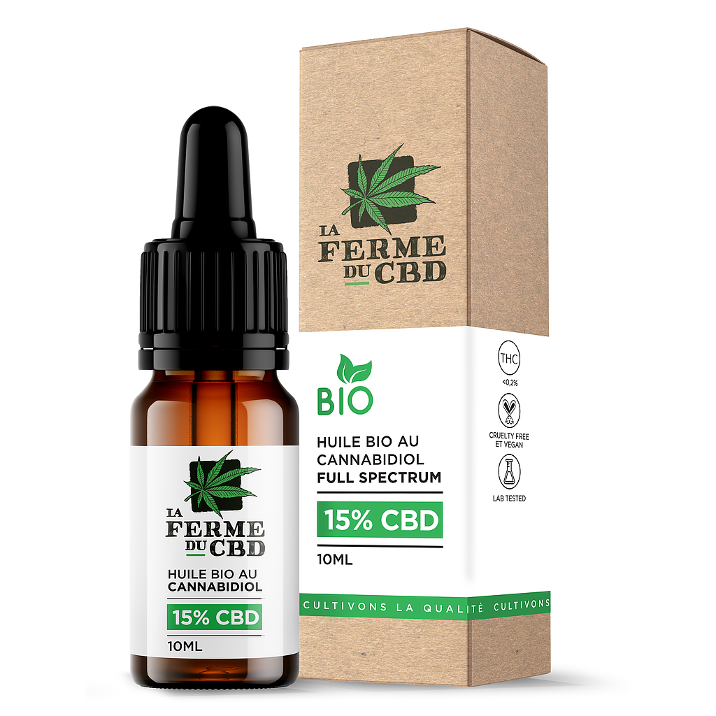 Huile CBD 15% bio
