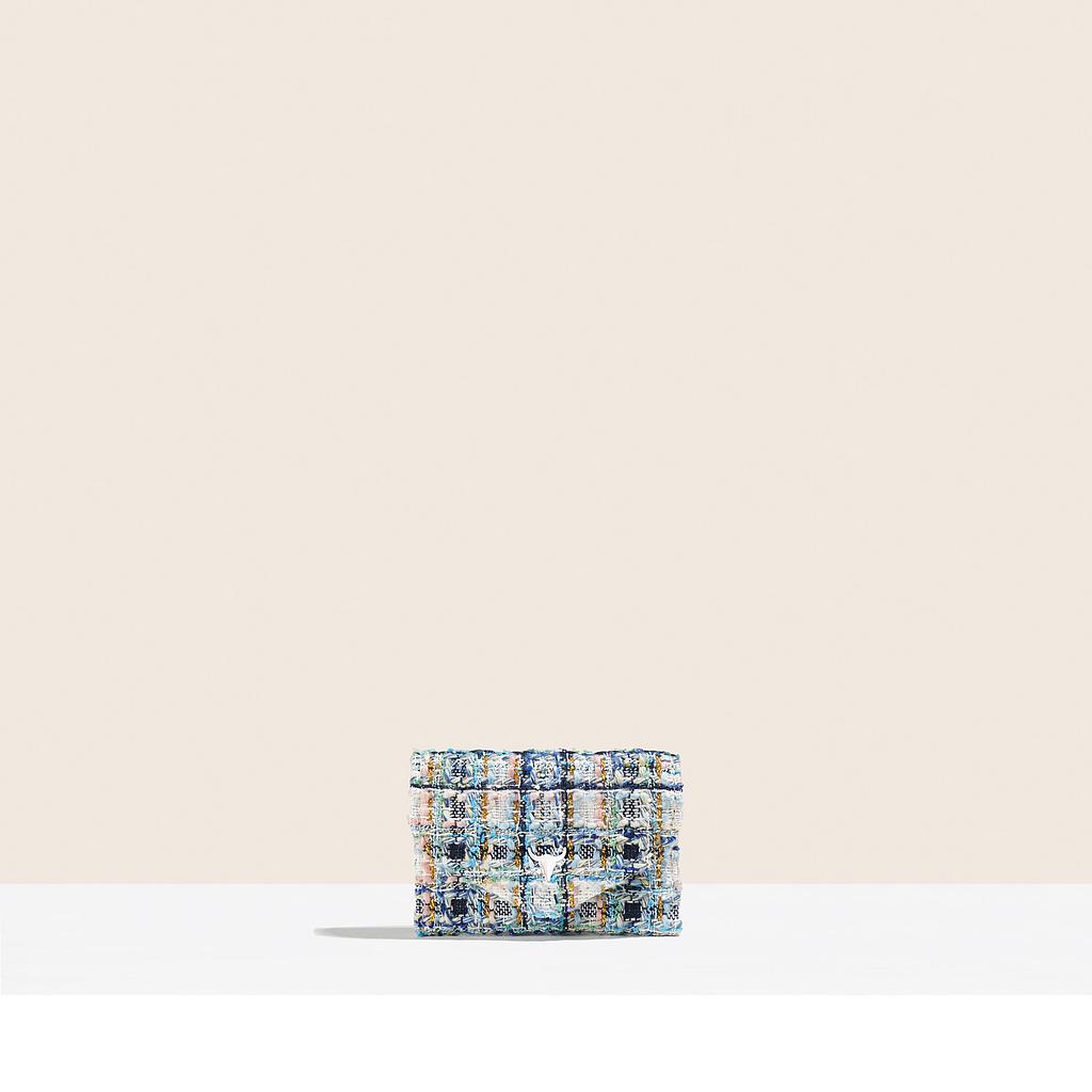 PORTE-MONNAIE ANNA - TWEED MULTICOLOR