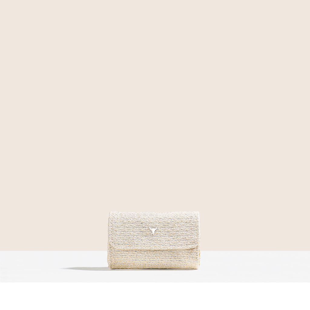 PORTE-MONNAIE NATA - TWEED GOLD