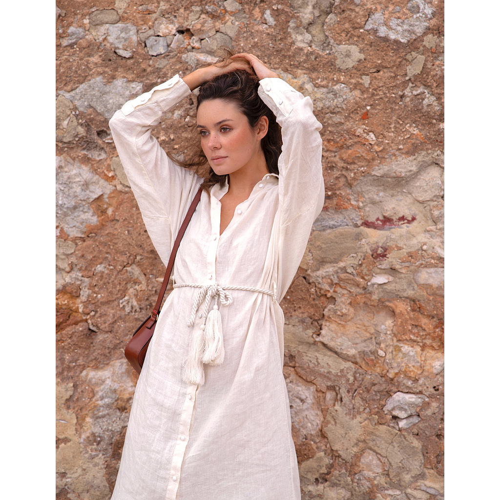 Robe Chemise Lina Ecru