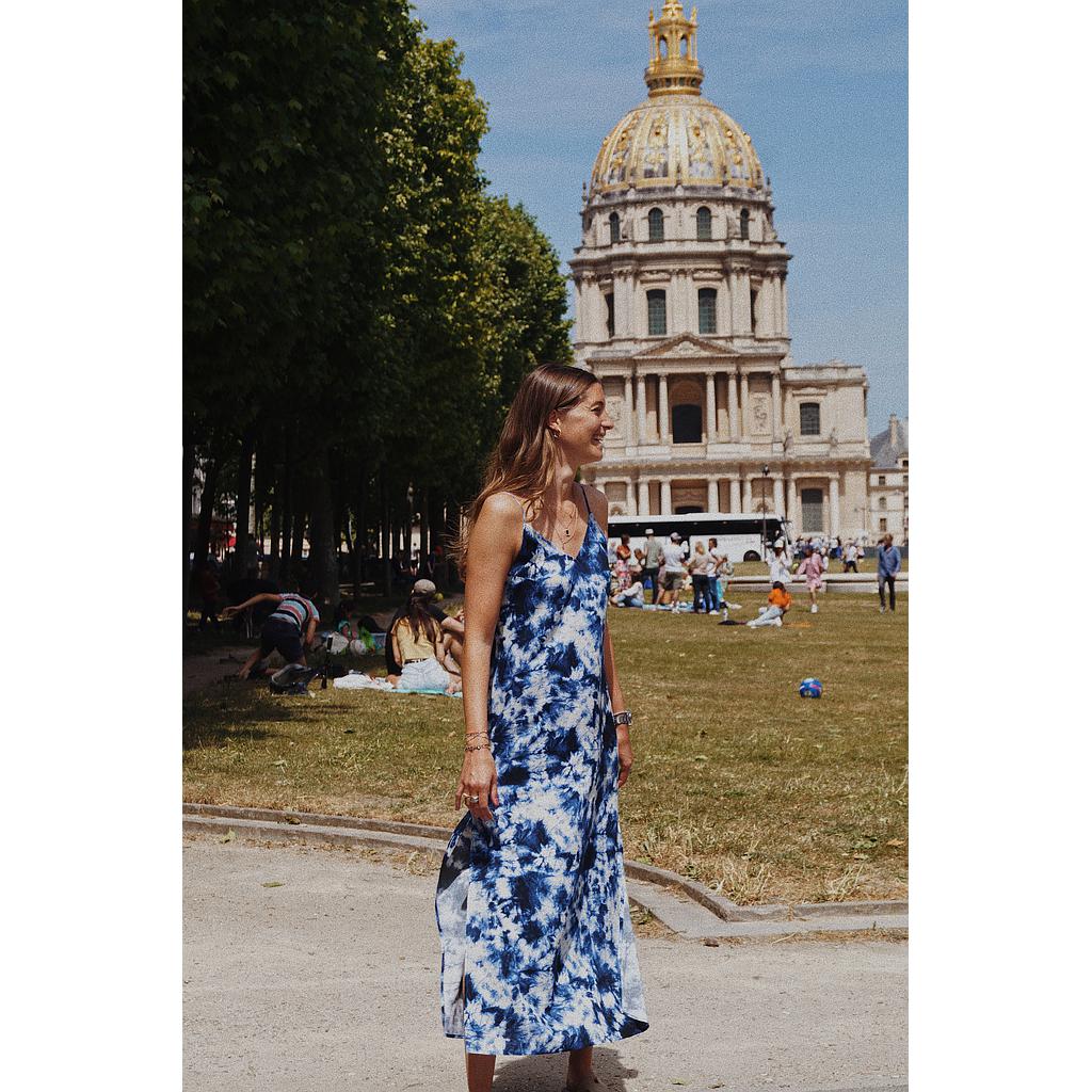 Robe HINA - Tie &amp; dye