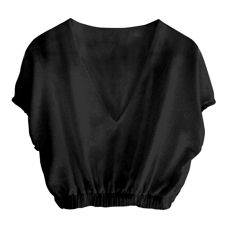 THE CROPPED LINEN TOP