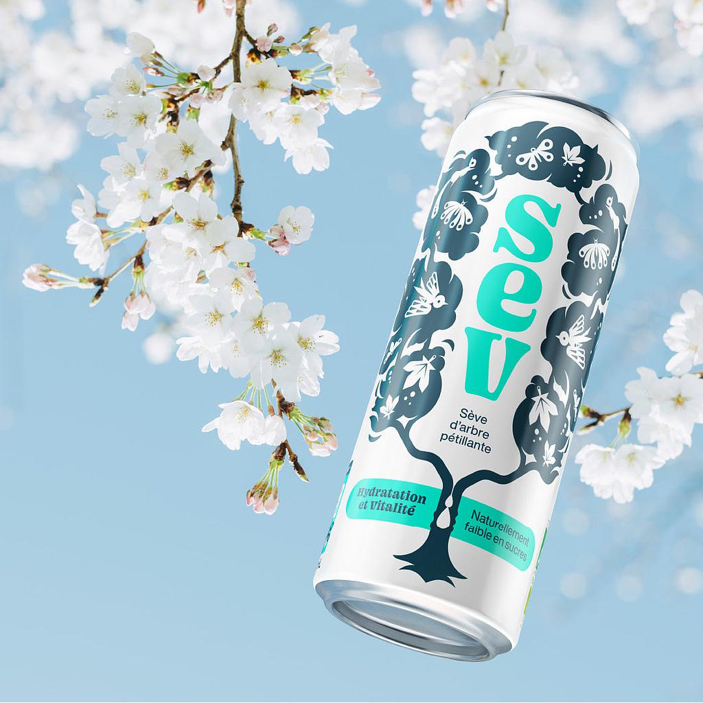 Sev | Sève d'arbre pétillante 355mL