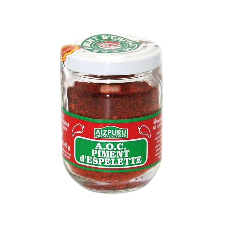 Piment d'Espelette AOC poudre - 40g