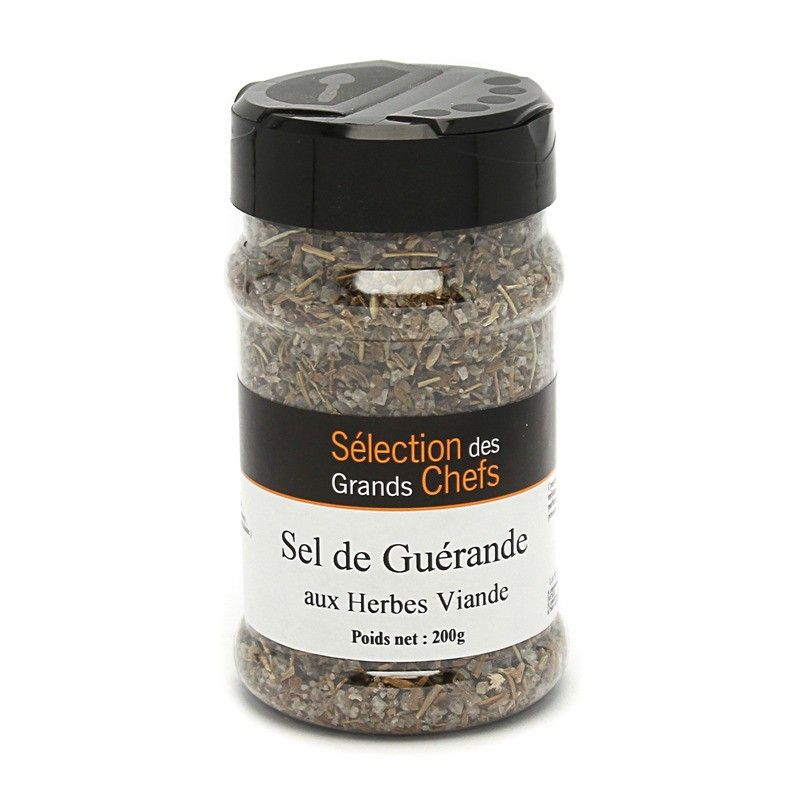 Sel de Guérande aux herbes pour viande - 200g