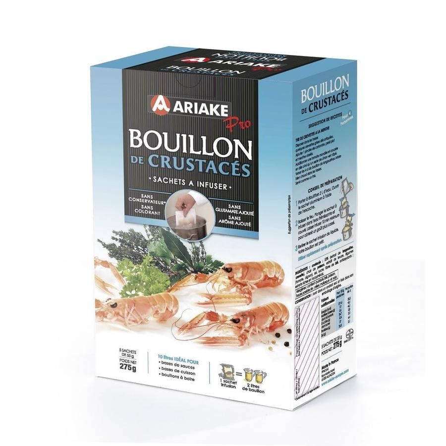 Bouillon de crustacés sachet à infuser 5x33cl