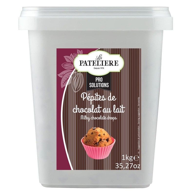 Pépites de chocolat au lait 30% cacao - 1kg