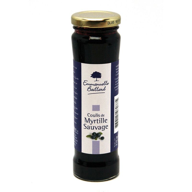 Coulis de myrtille sauvage - 210g