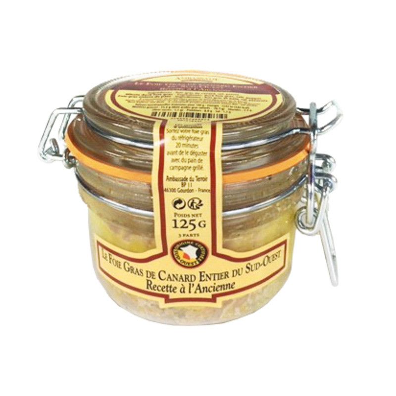Foie gras de canard entier IGP Sud-Ouest - 125g