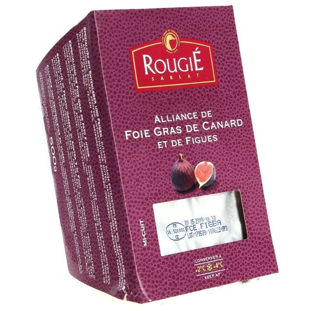 Foie gras de canard aux figues - 500g