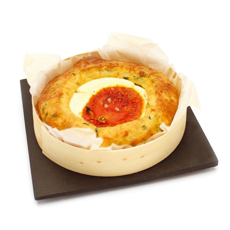 Moelleux chèvre, emmental et tomate - 4x150g