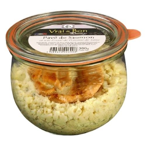 Pavé de saumon et écrasé de pomme de terre - 380g