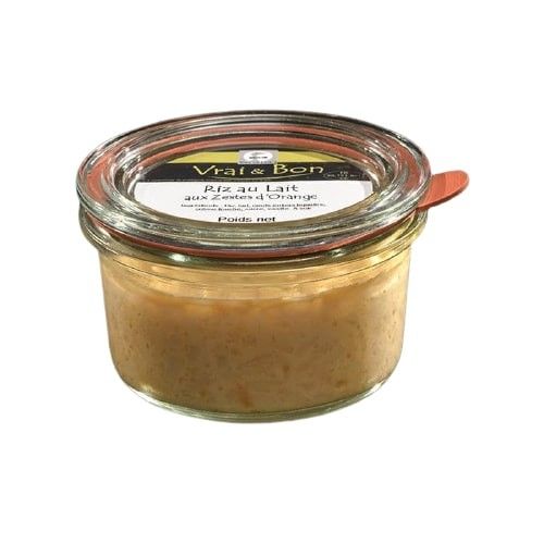 Riz au lait aux zestes d'orange - 90g