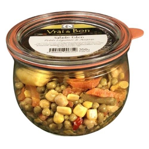 Salade Eden de petits légumes et ananas - 350g